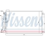 Condensatore, impianto di climatizzazione NISSENS NIS 940041