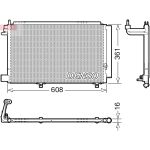 Lauhdutin, ilmastointi DENSO DCN10041