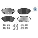 Kit pastiglie freno, freno a disco MEYLE 025 256 9819/PD