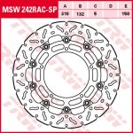 Disque de frein TRW MSW242RAC-SP, 1 Pièce