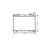 Radiateur moteur AVA COOLING KAA2133