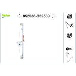 Regulador de janelas VALEO 852539