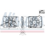 Ventilador, refrigeración de motor NISSENS 850017