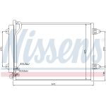 Condensor, airconditioning NISSENS 94831