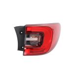 Luz traseira, direita (24V, vermelho) VALEO 047028