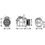 Airco-compressor AVA COOLING BWAK320