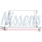 Condensatore, impianto di climatizzazione NISSENS NIS 940087