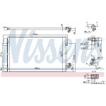 Condensator, airconditioning NISSENS NIS 940750