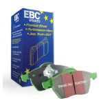 Conjunto de pastilhas de travão EBC BRAKES Green Stuff DP61798, frente