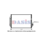 Condensator, airconditioning AKS DASIS 072041N