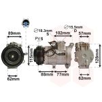 Klimakompressor VAN WEZEL 2700K276