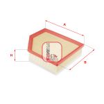 Luftfilter SOFIMA S 3686 A