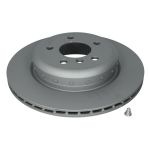 Disco de travão ATE 24.0120-0229.2 traseira, ventilado, altamente carbonizado, 1 Peça