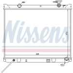 Radiador, refrigeración del motor NISSENS 66766