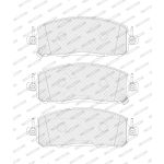 Kit de plaquettes de frein, frein à disque PREMIER ECO FRICTION FERODO FDB5664