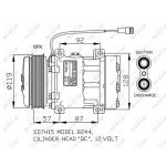 Compressor, airconditioner NRF 32771