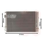 Condensator, airconditioning VAN WEZEL 82005269