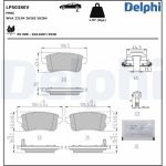 Bromsbeläggssats DELPHI LP5038EV