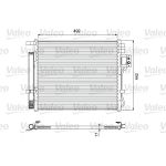 Condensator, airconditioning VALEO 814404