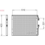Kondensator, Klimaanlage DENSO DCN12101