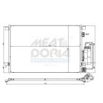 Condensator, airconditioning MEAT & DORIA 991170