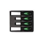 Jeu de spatules de plâtrier TOPTUL 4 pièce (32x1.2, 32x2.5, 20x1.2, 20x2.5 mm)