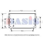 Condenseur (climatisation) AKS DASIS 212016N
