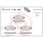 Jarrupalasarja, levyjarru BREMBO P 85 144E