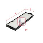 Kupéfilter SOFIMA S 3244 C