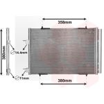 Condensator, airconditioning VAN WEZEL 09005272