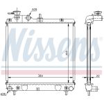 Radiador, refrigeración del motor NISSENS 67500A