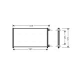 Condensator, airconditioning AVA COOLING FTA5256