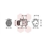 Klimakompressor VAN WEZEL 8200K214