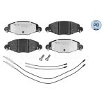Bromsbeläggssats, skivbroms MEYLE 025 232 7318/PD