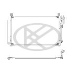Condensador, sistema de ar condicionado KOYORAD CD810901