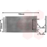 Condenseur (climatisation) VAN WEZEL 17005342