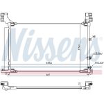 Condensator, airconditioning NISSENS 941165