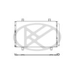 Condensador, sistema de ar condicionado KOYORAD CD010450M