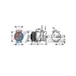 Airco-compressor HIGHWAY AUTOMOTIVE 45033002