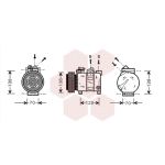 Klimakompressor VAN WEZEL 0100K016