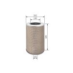 Luchtfilter BOSCH FILTRY F 026 400 541