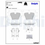 Remblokset DELPHI LP5112EV