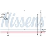 Condensator, airconditioning NISSENS 940014