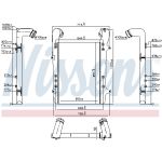 Ladeluftkühler NISSENS 96975