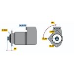 Starter BOSCH 0 986 011 480