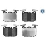 Kit pastiglie freno, freno a disco MEYLE 025 250 2817/PD