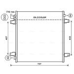 Condensator, airconditioning AVA COOLING DN5402