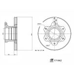 Disco de travão FEBI BILSTEIN 171442