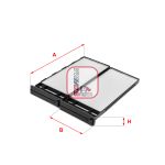 Innenraumfilter SOFIMA S 3258 C
