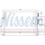 Condensator, airconditioning NISSENS 94931